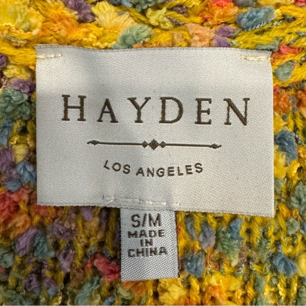 Hayden Los Angeles Soft Knit Popcorn Cardigan Size S/M - Picture 4 of 8
